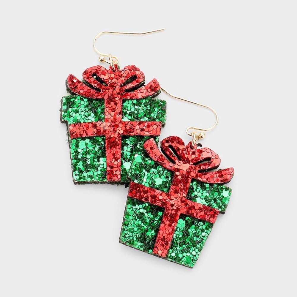 Christmas Present earrings New Handmade Holiday